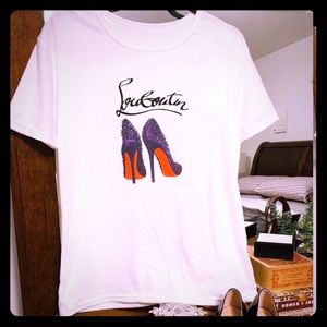 Red Bottom Shoe Tee